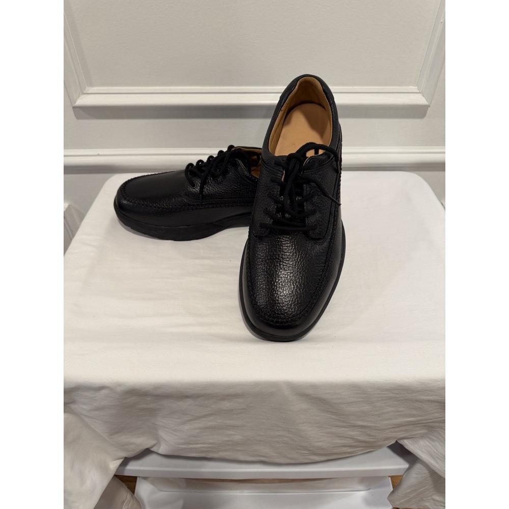 Dr. Comfort STK#:8710 'STALLION' Black Leather Diabetic Shoes For‎ Men "New "